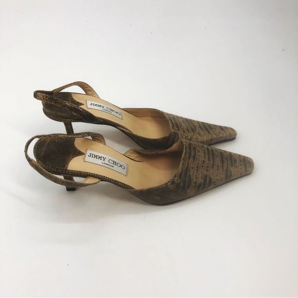 Jimmy Choo Shoes - Jimmy Choo Multisnake Slingbacks sz 38/8